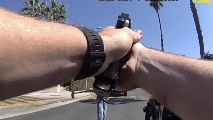 NextImg:Anaheim Man Shot After Charging Cop With Shovel Outside Elementary School