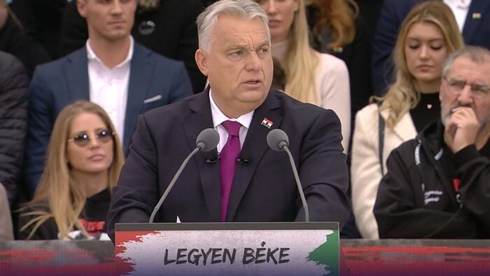 Orbán Vows Hungary Will Remain 'Island Of Peace' And 'Migrant-Free' As He Likens Brussels To Soviet Oppressors