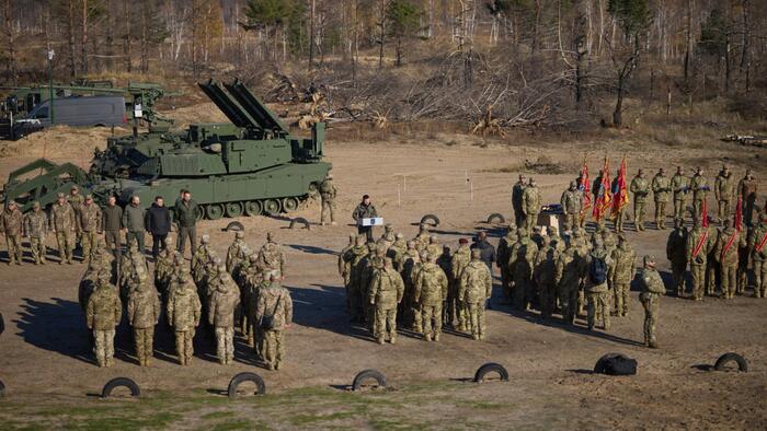 NextImg:Ukraine Pulls Training Centers Much Deeper From Frontlines As Airstrikes Intensify