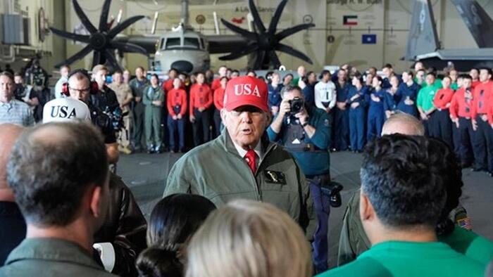 NextImg:Trump Threatens To Bomb Iran Again, Says He's 'Not Going To Wait So Long'