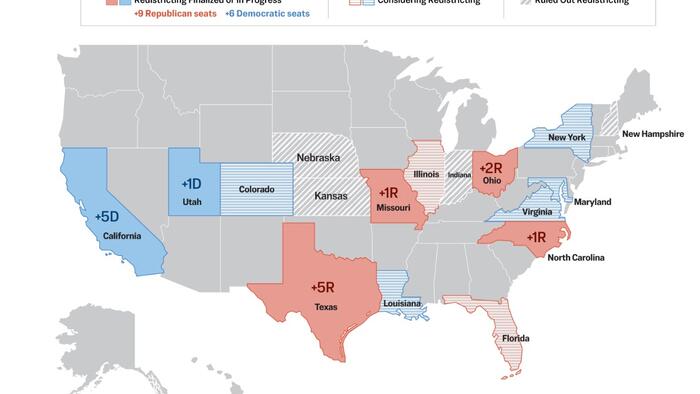 Redistricting Could Determine 2026 Elections: Here's What Each State Is Doing