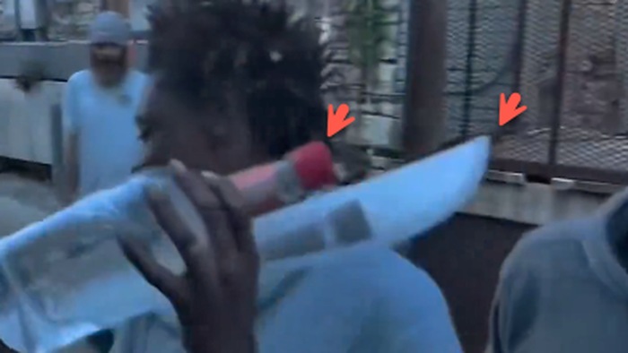 Watch: TikToker Hands Out Vodka, Machetes To Mentally Ill And Homeless Watch: TikToker Hands Out Vodka, Machetes To Mentally Ill And Homeless