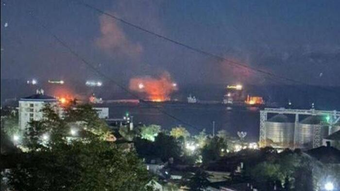 Ukrainian Drones Damage, Set Fire To One Of Russia’s Biggest Oil Terminals On Black Sea Ukrainian Drones Damage, Set Fire To One Of Russia’s Biggest Oil Terminals On Black Sea