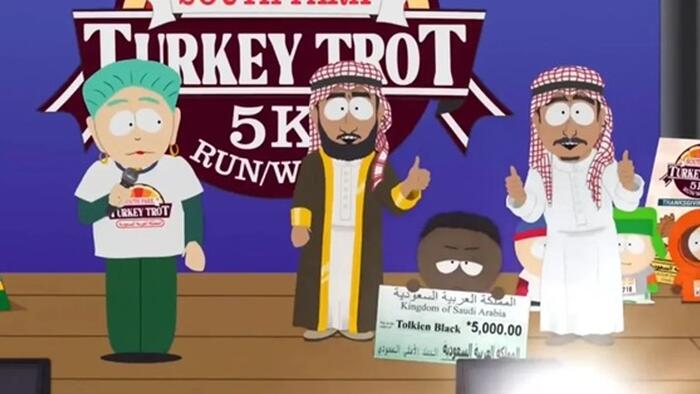 South Park Roasts Americans Taking Saudi Money In Thanksgiving Special