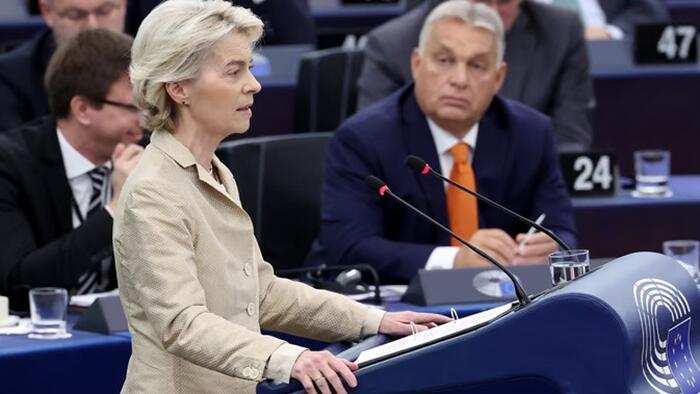 EU’s Ukraine Funding Scheme Will Trigger Lawsuits, Collapse Of Euro & Be On Grandchildren’s Shoulders: Orban EU’s Ukraine Funding Scheme Will Trigger Lawsuits, Collapse Of Euro & Be On Grandchildren’s Shoulders: Orban