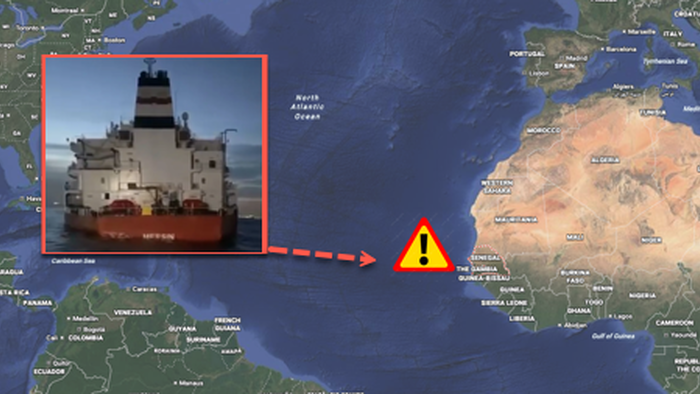 Moscow Paper Claims Ukrainian Drones Hit Russia-Linked Oil Tanker Off West Africa Moscow Paper Claims Ukrainian Drones Hit Russia-Linked Oil Tanker Off West Africa