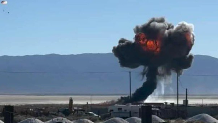 F-16 Fighter Jet Crashes In Southern California