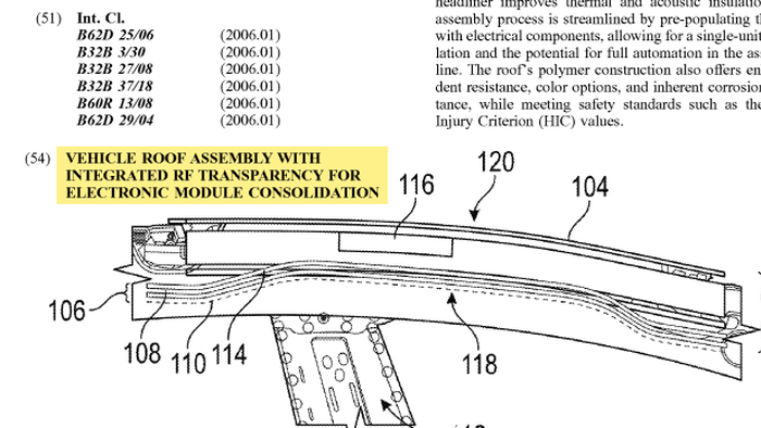 New Patent Signals Tesla Could Integrate Starlink Dish Into Vehicle Moonroof
