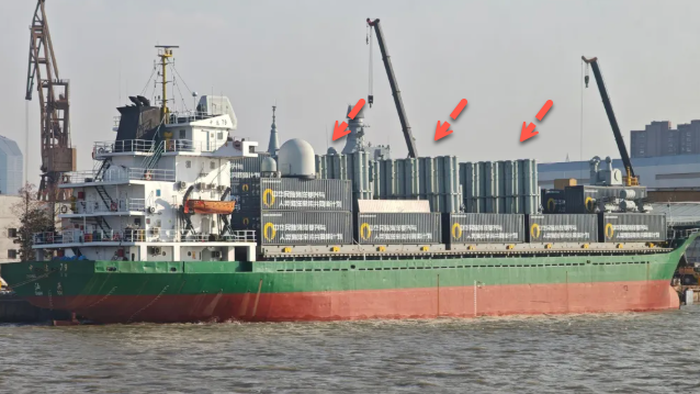 Chinese Cargo Ship Converted Into Concealable Missile Destroyer