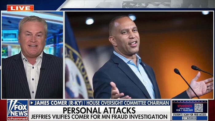 “Dollar Store Obama”: House Oversight Chair James Comer Torches Hakeem Jeffries