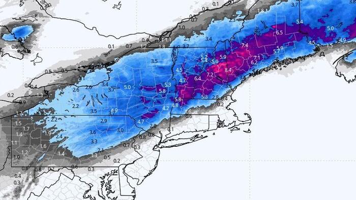 Nor’easter Dumps Snow Across Interior Northeast – Another Winter Threat Looms Nor’easter Dumps Snow Across Interior Northeast – Another Winter Threat Looms