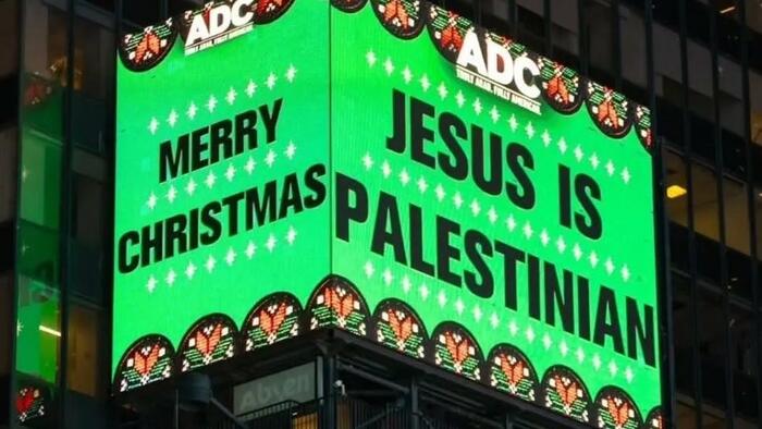 Arab Nonprofit Stirs Pot With Times Square Ad On Christianity's Holiest Day