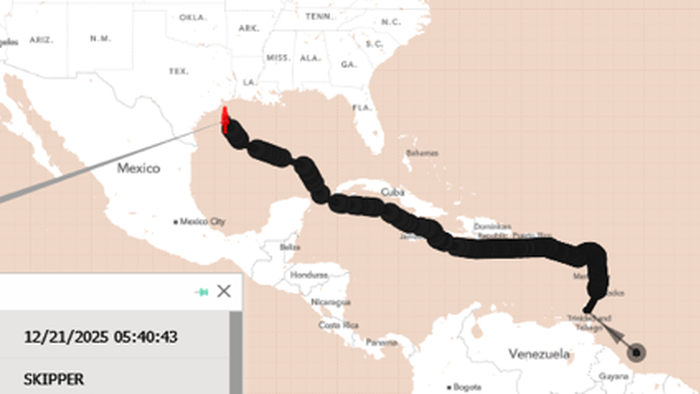 Track Seized Oil Tanker: Skipper Approaches Galveston Offshore Lightering Area