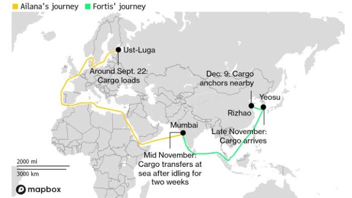 zerohedge.com - Tyler Durden - Rosneft Oil Cargo Wanders For Weeks As Sanctions Mount