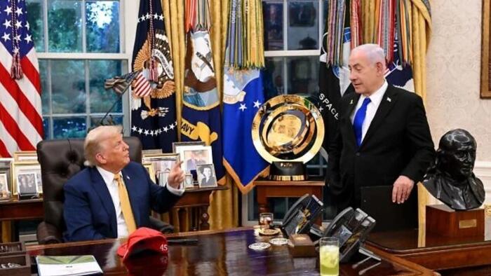 Israeli Prime Minister Benjamin Netanyahu seeks more support from President Trump for a pardon amid ...