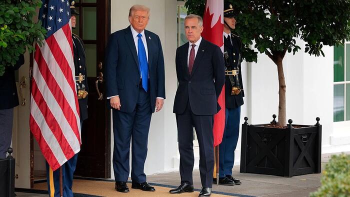 Trump Says Canada Will Face 100% Tariffs if It "Makes A Deal With China"