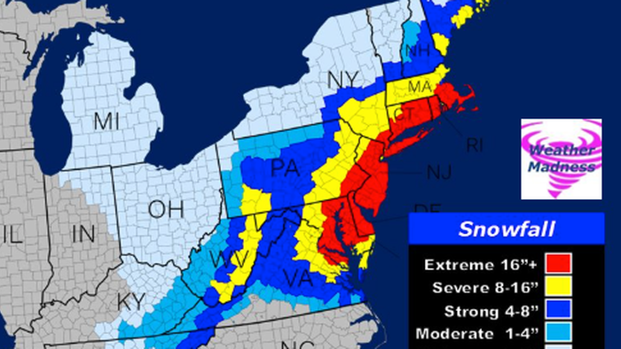 “Potentially Worst Blizzard In Decade” Set To Hammer Mid-Atlantic And Northeast