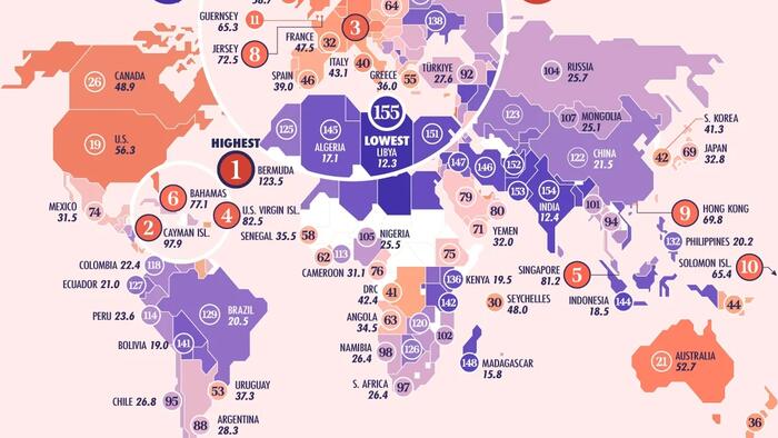 Mapping The Global Cost Of Living In 2026