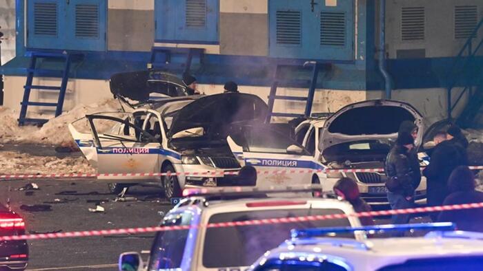Moscow Police Targeted In Deadly Car Bombing On 4th Anniversary Of Russian Invasion