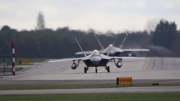 A Dozen US F-22 Stealth Jets Land In Israel As Iran Tensions Soar