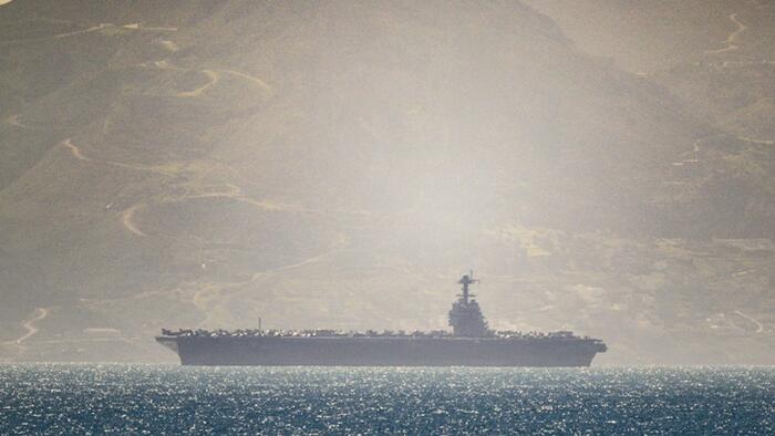 Ford Carrier Group Enters Mediterranean To Join Biggest US Build-Up Since 2003 Iraq War