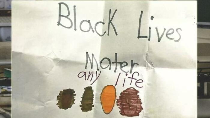 School Branded 1st Grader 'Racist' Over 'Any Life Matters Drawing; Court Slams Principal