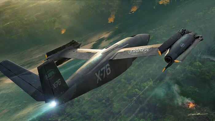 With World Seemingly At War, DARPA Finds Time To Unveil The X-76