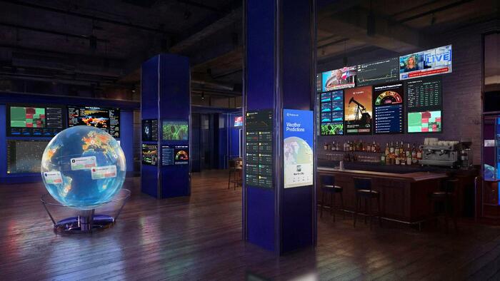 Polymarket’s New DC ‘Situation Room’ Bar Lets Patrons Sip Old Fashioneds And Monitor WW3 Headlines