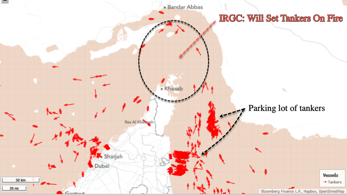 Hormuz Paralyzed: Another Tanker Hit, Floating Parking Lot Of Ships Swells
