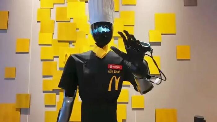 Watch: McDonald's Restaurant Rolls Out Robots To Greet, Serve Customers