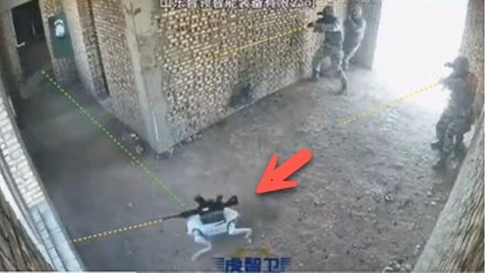 zerohedge.com - Tyler Durden - Watch: Armed Robot Dog Leads Close-Quarters Combat Drill