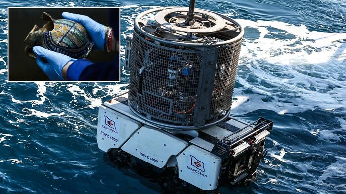 zerohedge.com - Tyler Durden - Robot Dives 1.5 Miles, Maps French Shipwreck With 86,000 Images And Recovers Artifacts
