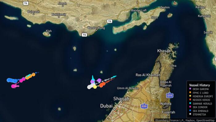 Persian Gulf Tanker Armada Races For Hormuz After Iran Says Strait Is Open