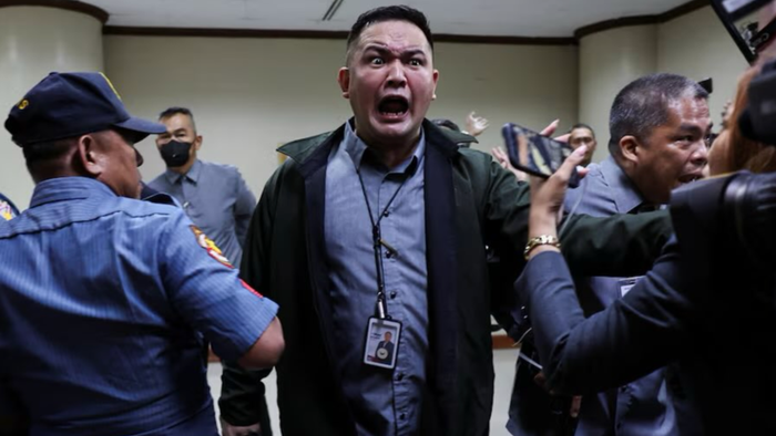 Gunfire Erupts Inside Philippine Senate As Former 'Drug War' Enforcer Evades International Arrest Warrant