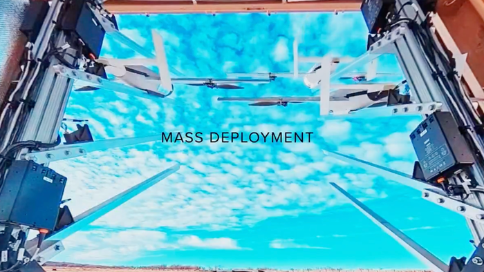 Next Drone War: Hidden Shipping Containers Launching Kamikaze Swarms
