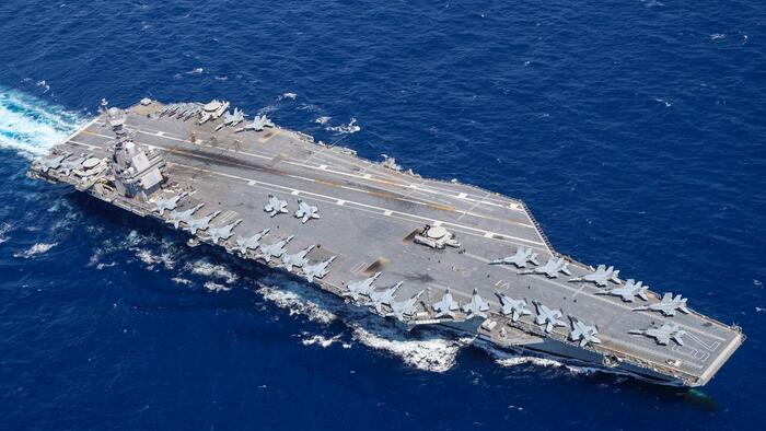 US To Power Base With Nuclear Aircraft Carrier As Navy Mulls New Floating Reactor Program