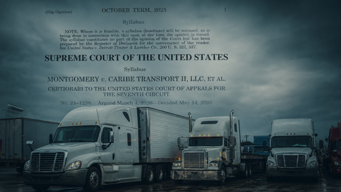 Trucking Stocks Tumble As Supreme Court Ruling Risks "Extinction Event" For Freight Brokers