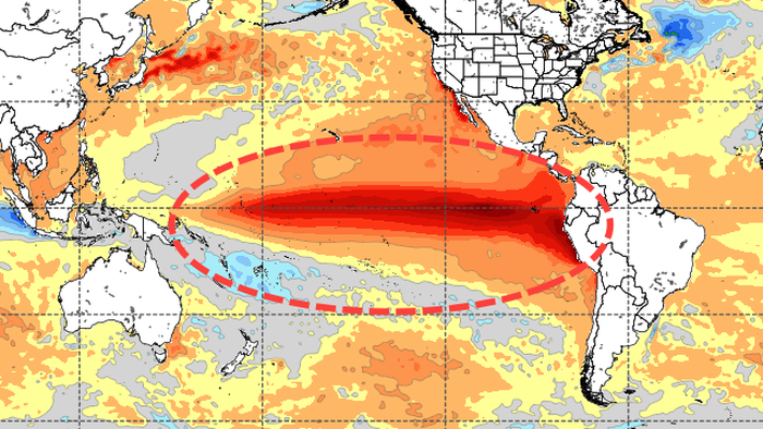 Meteorologists Sound Alarm Over El Nino Plume Racing Across Pacific Like "Freight Train"