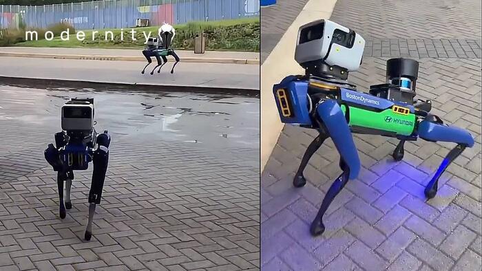 Aww... Look At The Cute Dancing-Robot Police-State Surveillance-Dog...
