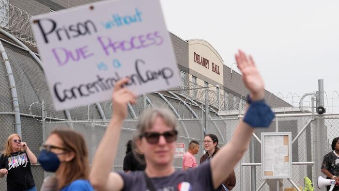 Trump Dismisses Delaney Hall Protesters As 'Paid' Amid Growing Scrutiny Of ICE Detention Facility