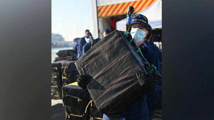 US Coast Guard Offloads More Than $72 Million Worth Of Cocaine