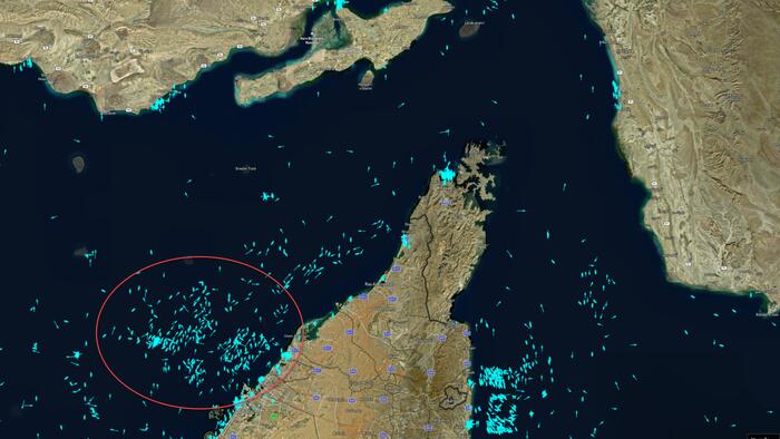 Hormuz "Deserted" As Iran Expands Area Of Control; Hundreds Of Ships Cluster Near Dubai