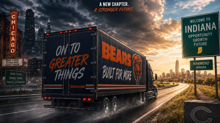 "Massive Fumble": Chicago Bears Leave Blue State Illinois For Indiana After Century Of Football