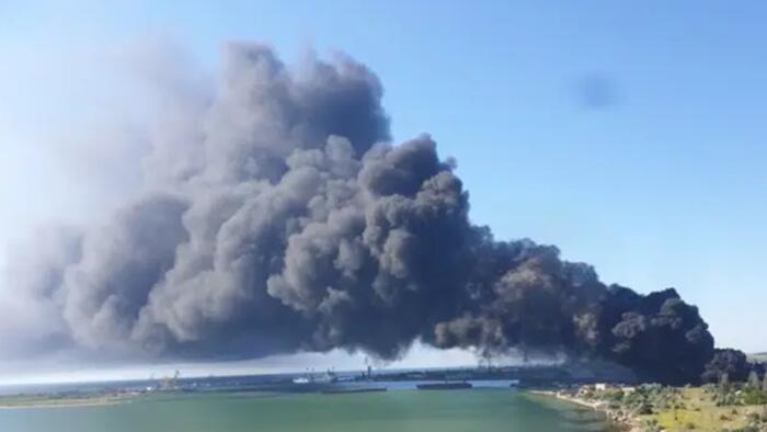 Half Of Crimea Goes Dark After Ukrainian Strike Hits Thermal Power Plant