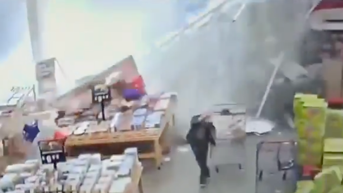 Dramatic Video Shows BJ's Wholesale Club Roof Collapse In New Jersey