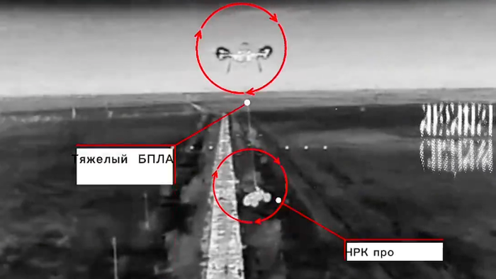 Watch: Aerial Drone Airlifts Kamikaze Ground Bot Into Battle As Warfare Automation Accelerates