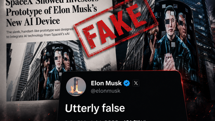 "Utterly False": Musk Denies WSJ Report On SpaceX Handset-Like AI Device