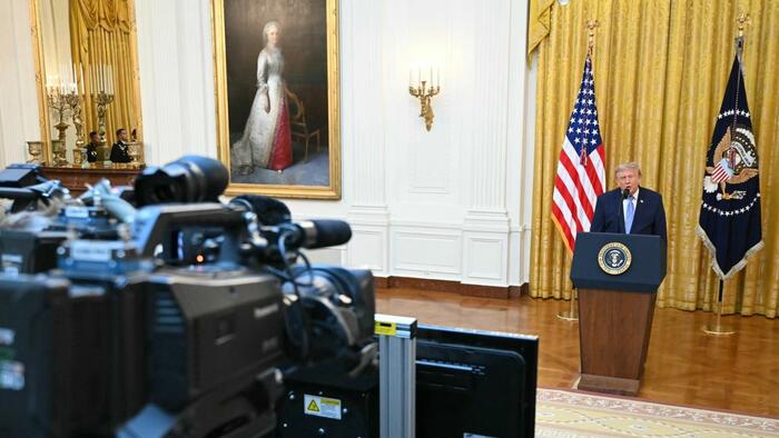 Trump Addresses Election Issues as NBC and ABC Decline Full Broadcast Coverage