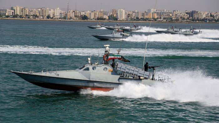 IRGC Boasts Of Fully Intact Speedboat Fleet For 'Swarm Attacks' In Hormuz