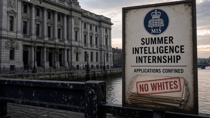 No Whites Allowed, Britain's MI5 Tells Applicants